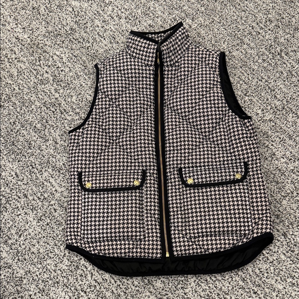 J. Crew women’s houndstooth vest